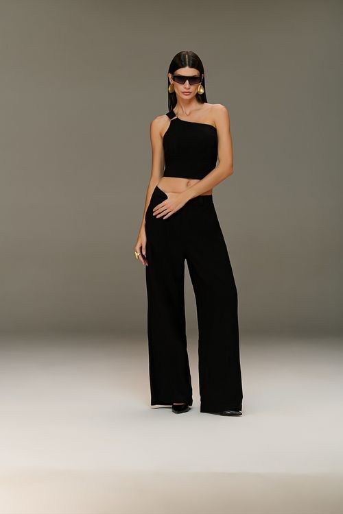 Calça Viscose Pantalona Feminina Patogê CL38976