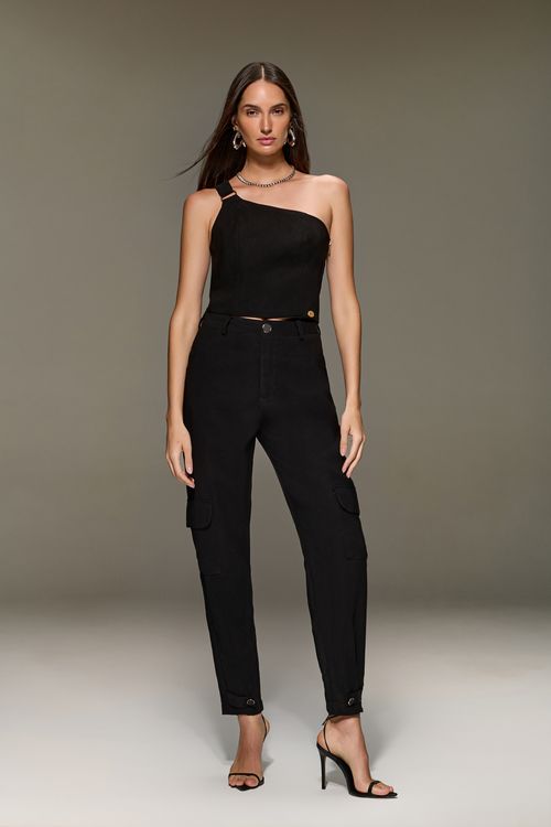 Calça Baggy Viscose Feminina Patogê CL38984