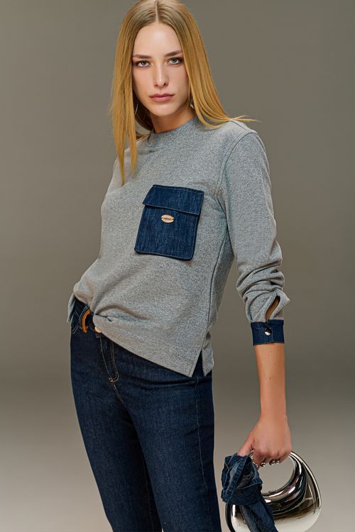 Blusa Moletom Feminina Patogê ML38935