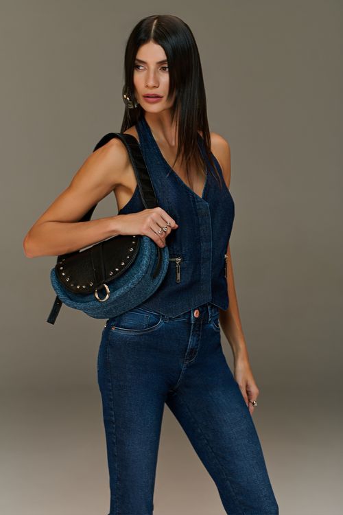 Blusa Jeans Feminina Patogê BL38936
