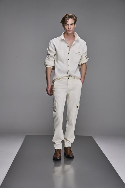 Camisa Sarja Masculina Patogê CA38732