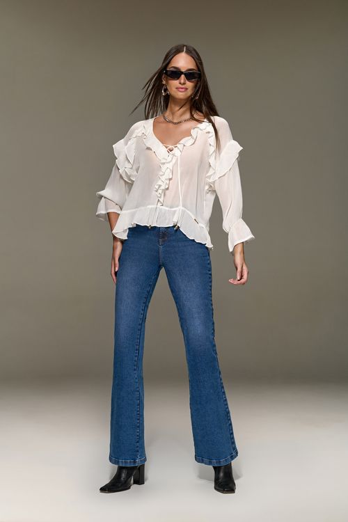 Bata Viscose Feminina Patogê BL39290
