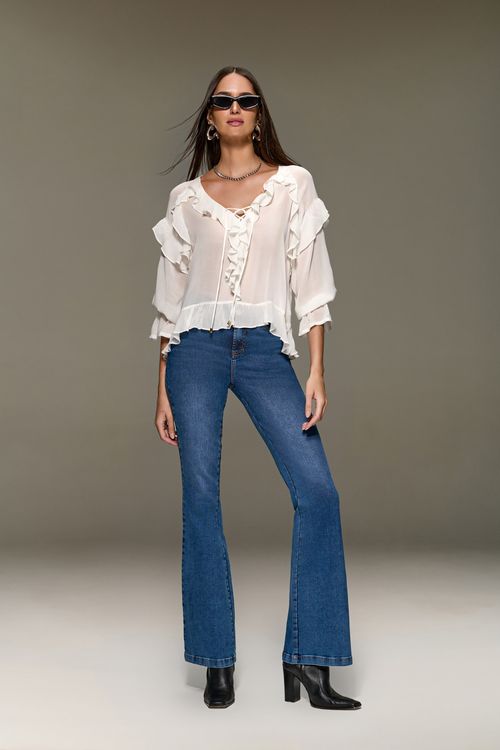 Bata Viscose Feminina Patogê BL39290