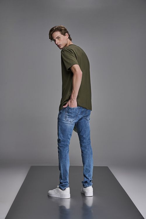 Calça Jeans Super Skinny Masculina Patogê CL38719