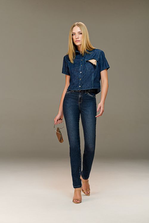 Calça Jeans Skinny Comfort Feminina Patogê CL38998