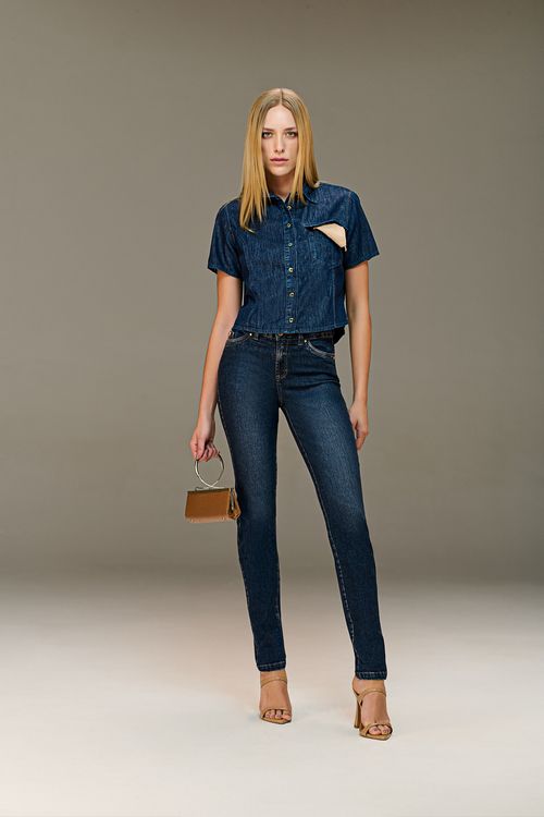 Calça Jeans Skinny Comfort Feminina Patogê CL38998