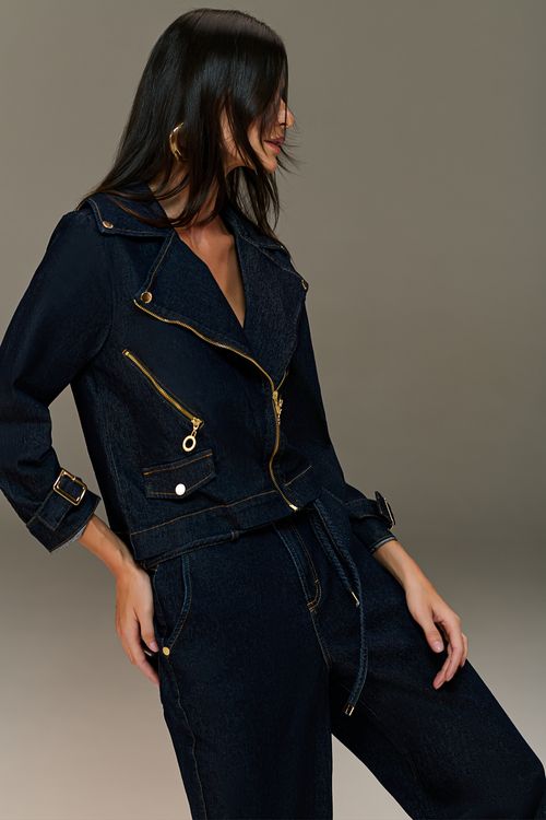 Jaqueta Jeans Feminina Patogê JQ38912