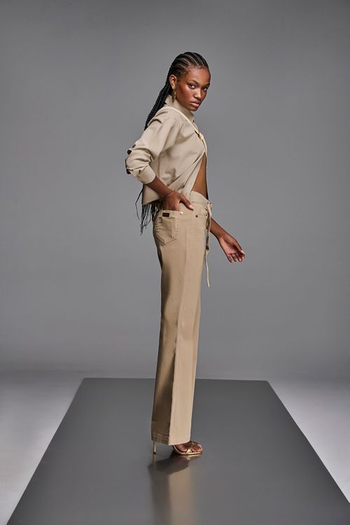 Calça Sarja Feminina Patogê Cintura Alta (G4) CL38638