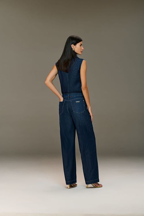 Macacão Jeans Feminino Patogê MC38925