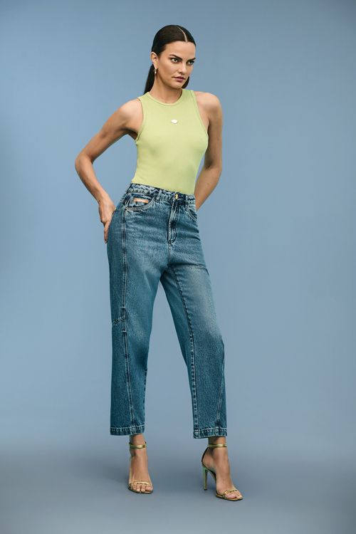 Calça Jeans Balloon Feminina Patogê CL39169