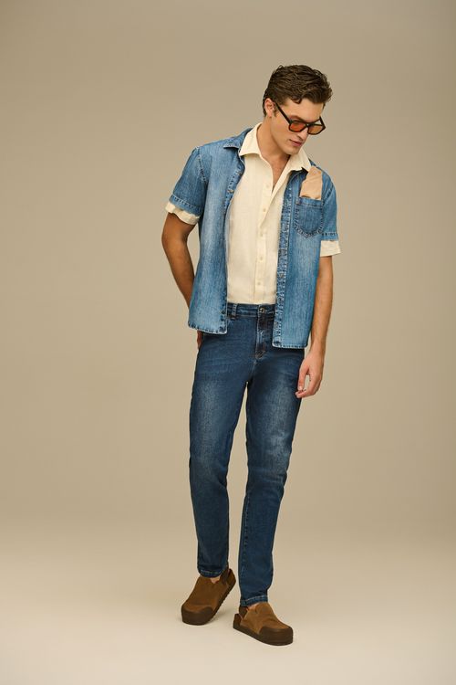 Calça Jeans Skinny Masculina Patogê CL39225