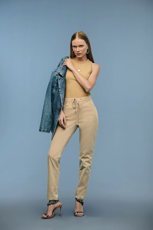 Calça Sarja Jogger Feminina Patogê CL39368