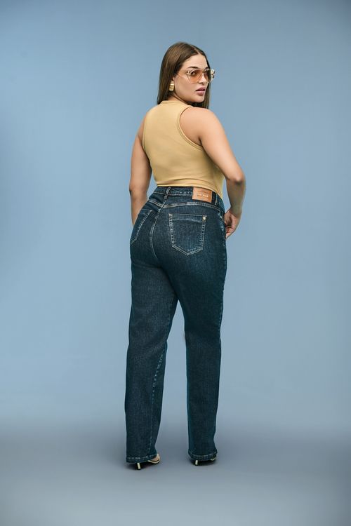 Calça Jeans Skinny Feminina Patogê Cintura Média (G3) CL39434