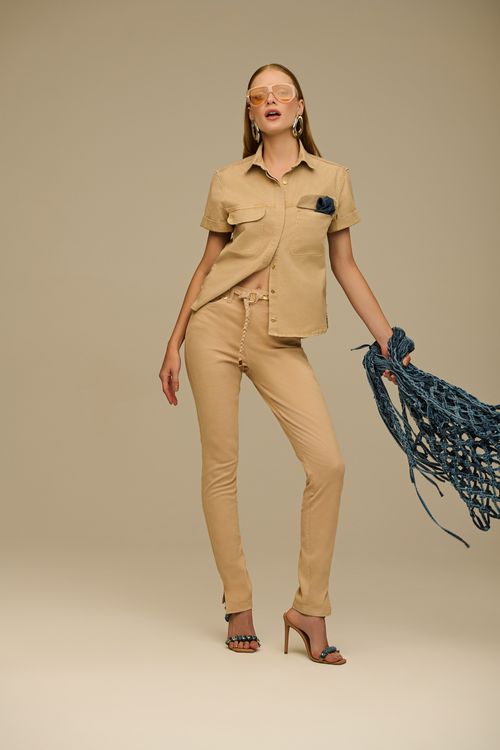 Calça Sarja Skinny Feminina Patogê Cintura Alta (G4) CL39138