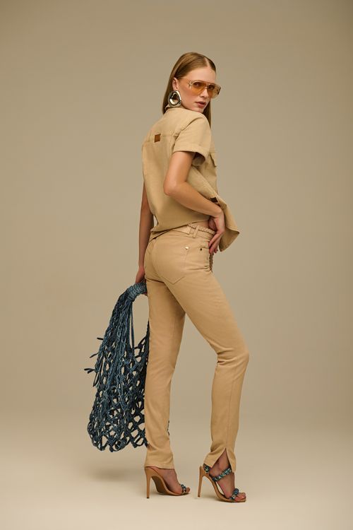 Calça Sarja Skinny Feminina Patogê Cintura Alta (G4) CL39138