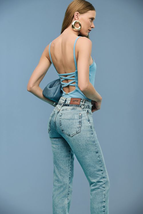 Calça Jeans Skinny Comfort Feminina Patogê Cintura Alta (G4) CL39163