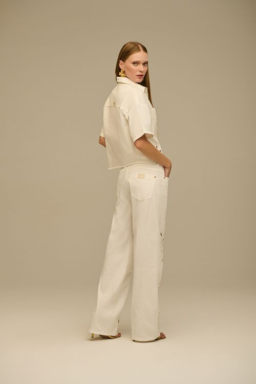 Calça Sarja Reta Feminina Patogê CL39199