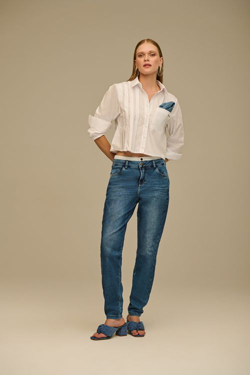 Calça Jeans Jogger Feminina Patogê CL39378