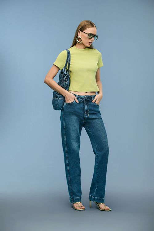 Calça Jeans Jogger Feminina Patogê CL39470