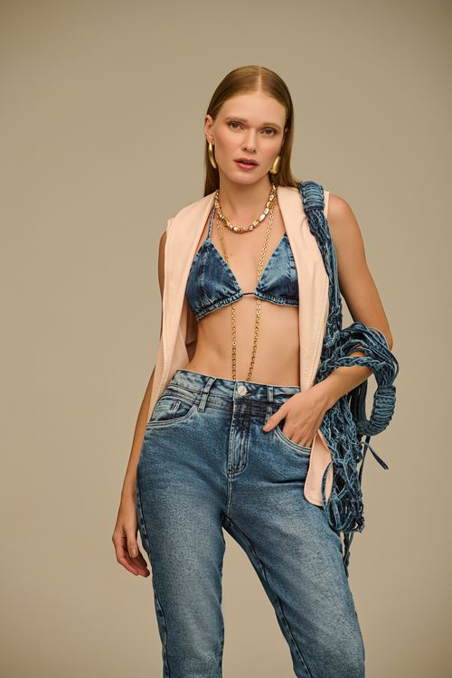 Colete Sarja Feminino Patogê CO39396