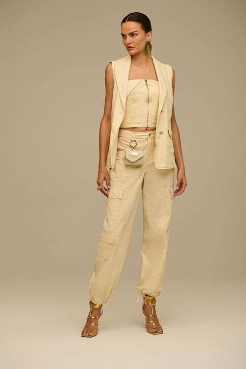 Colete Sarja Feminino Patogê CO39396