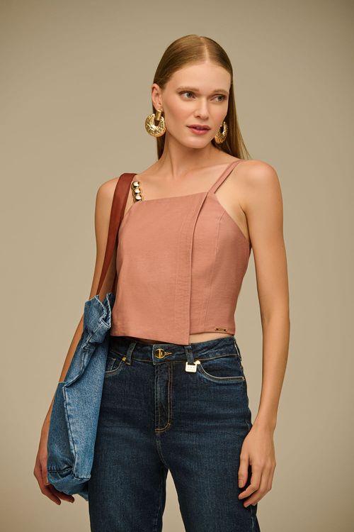 Calça Jeans Reta Feminina Patogê CL39208