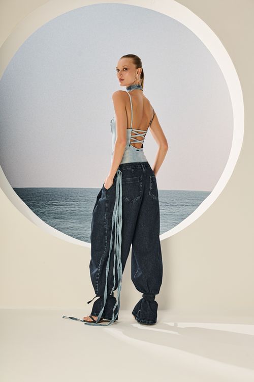 Calça Jeans Balloon Feminina Patogê CL39523