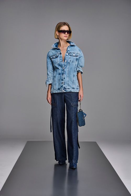 Jaqueta Jeans Boyfriend Feminina JQ37826