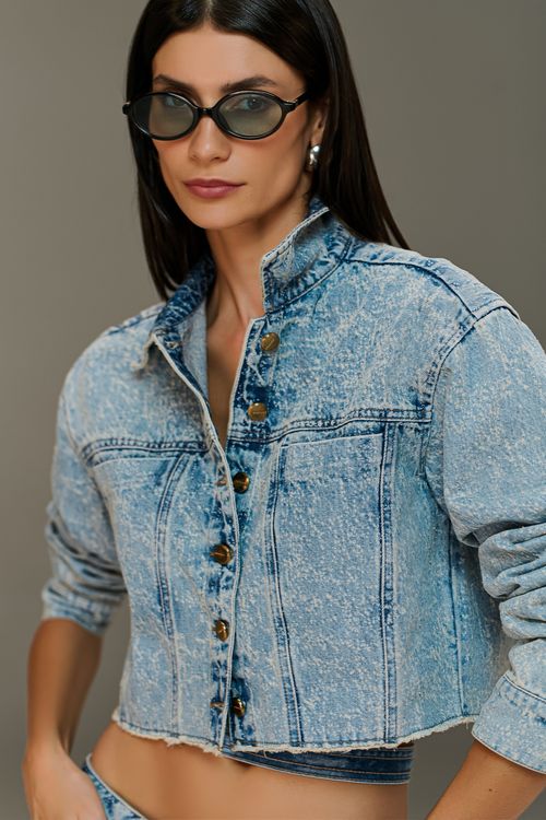 Jaqueta Jeans Feminina Patogê JQ38791