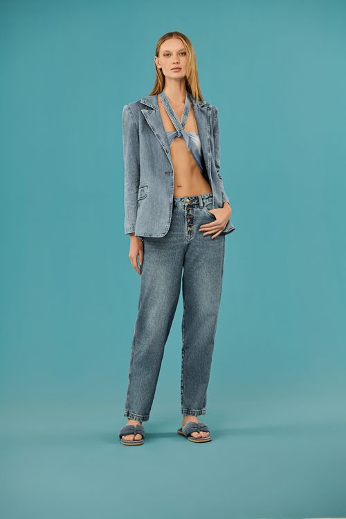 Calça Jeans Balloon Feminina Patogê CL39184