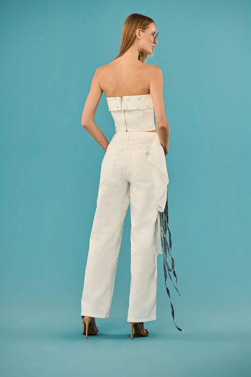 Calça sarja reta feminina Patogê CL39406