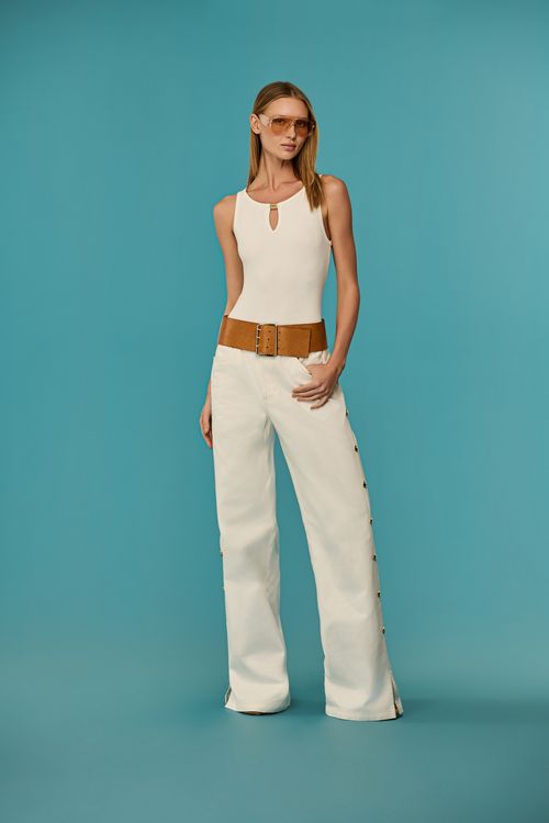 Body Malha Canelada Feminino Patogê BY39424