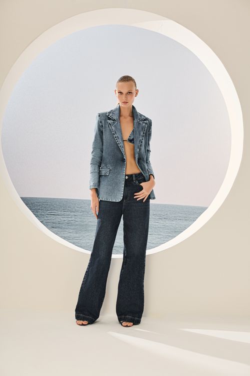 Calça Jeans Wide Leg Feminina Patogê CL39431