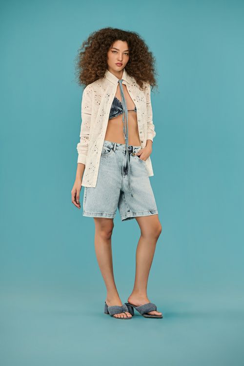 Bermuda Jeans Jorts Feminina BE39948