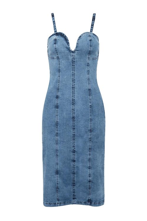 Vestido Midi Jeans Feminino Patogê VE39326