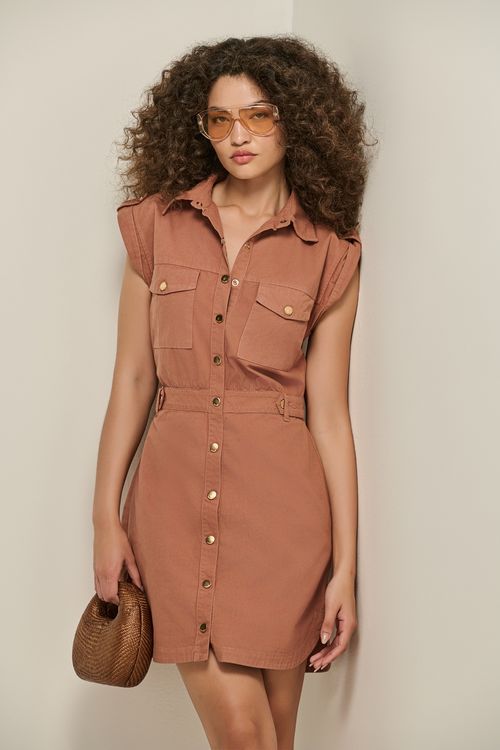 Chemise Sarja Feminina Patogê VE39415