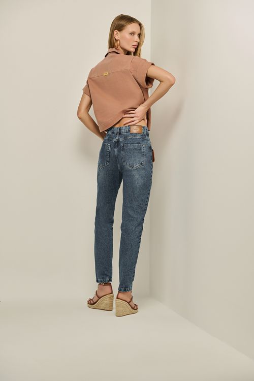 Calça Jeans Mom Feminina Patogê CL90055