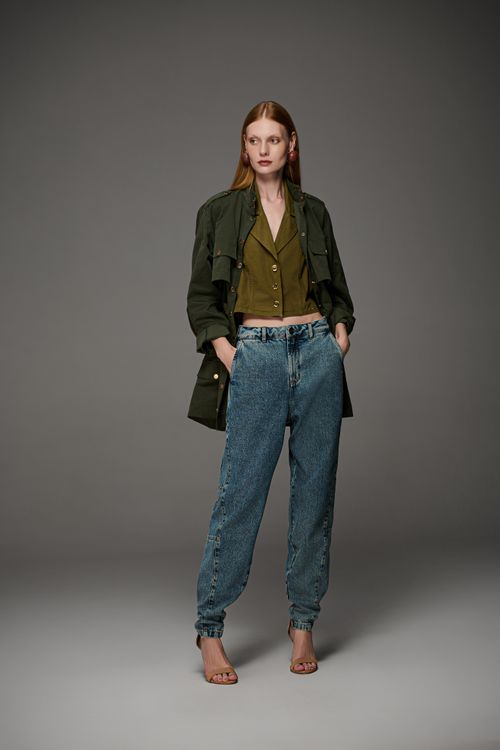 Calça Jeans Baggy Feminina Patogê CL39613