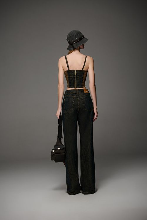 Calça Jeans Wide Leg Feminina Patogê CL39745