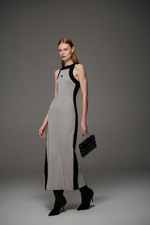 Vestido Malha Canelada Feminino Patogê VE39640