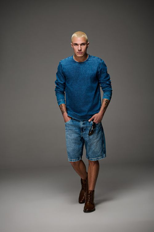 Bermuda Jeans Masculina Patogê BE39554