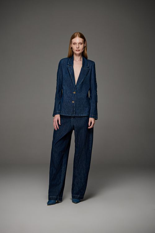 Blazer Jeans Feminina Patogê BZ39674