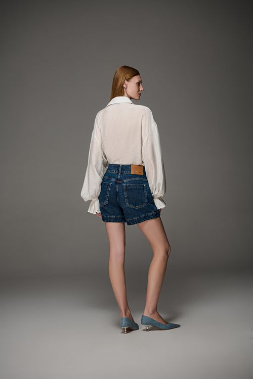 Bermuda Jeans New Boyfriend Feminina Patogê BE39619