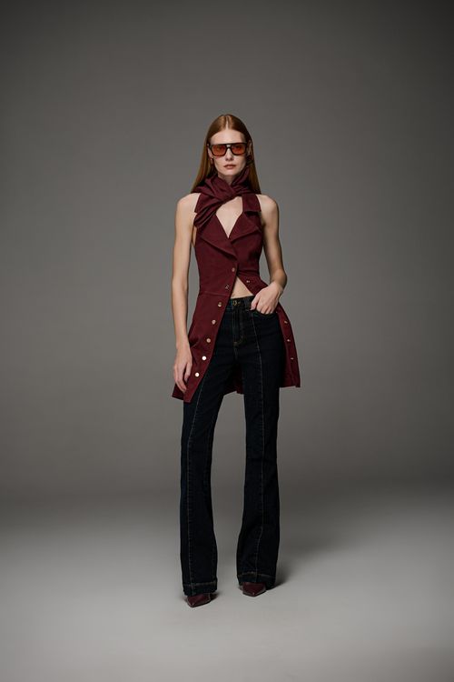 Calça Jeans Flare Feminina  Patogê Cintura Alta (G4) CL39661