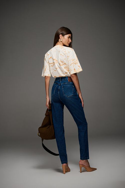 Calça Jeans Mom Feminina Patogê CL50011