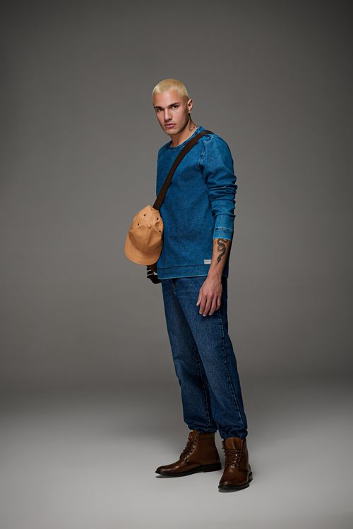 Calça Jeans Reta Masculina Patogê CL39569