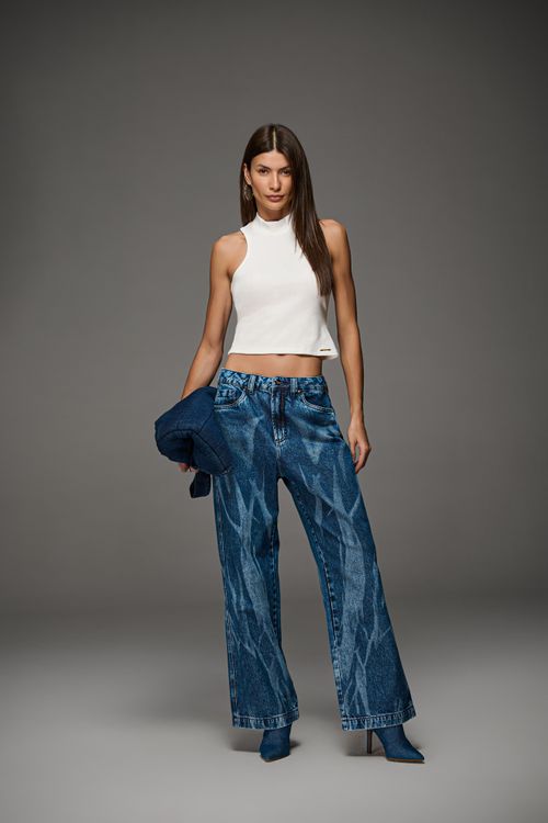 Blusa Malha Canelada Feminina Patogê BL39855