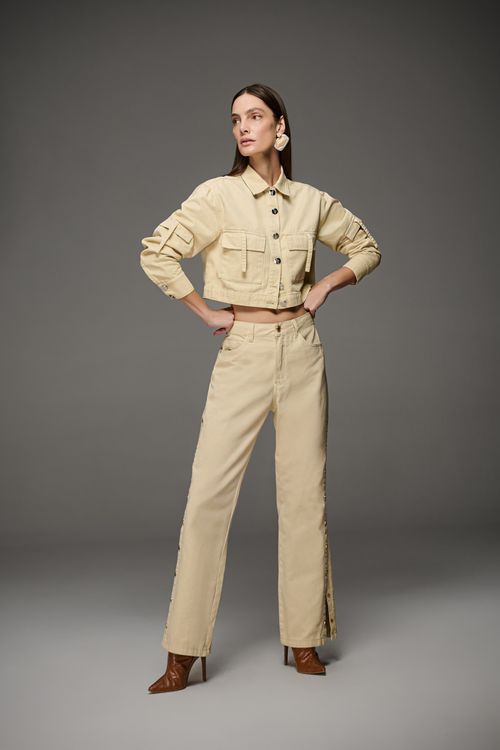 Jaqueta Sarja  Feminina Patogê JQ50113