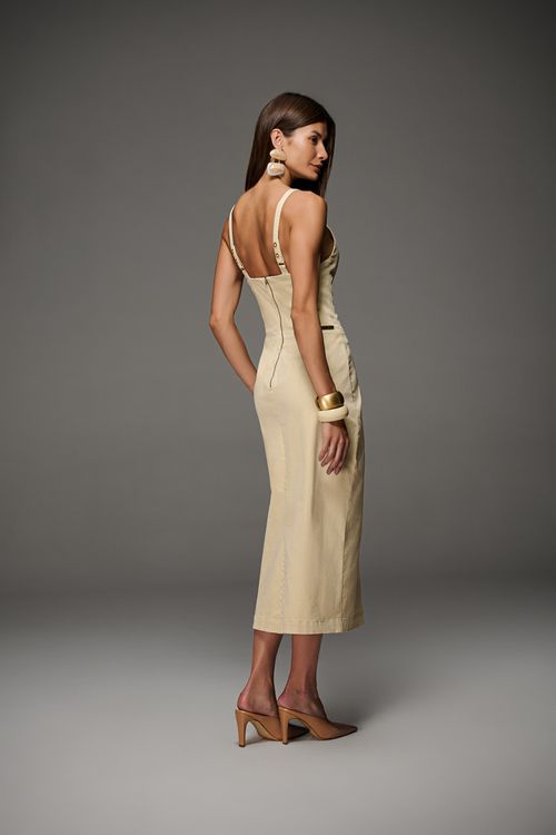 Vestido Sarja Midi Feminino Patogê VE39728