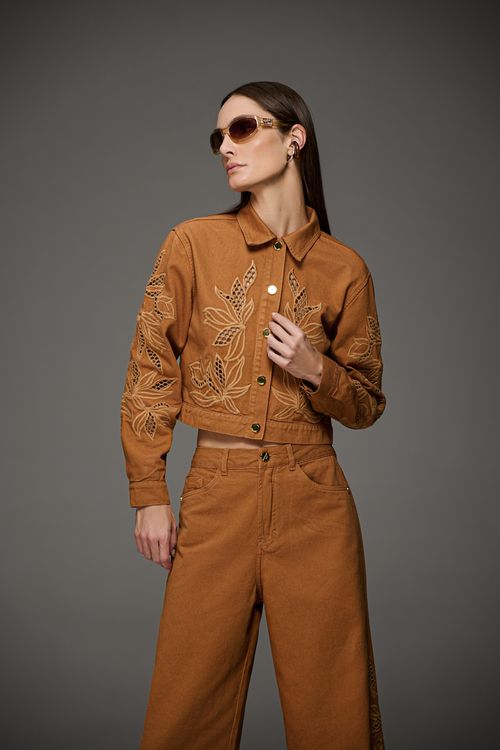 Jaqueta Sarja Feminina Patogê JQ39660
